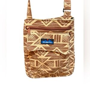 KAVU Keepalong‎ Sling Canvas Adjustable Shoulder Crossbody Bag Aztec Outdoor